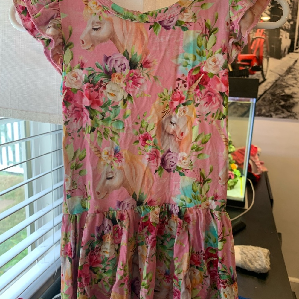Enchanting Pink Unicorn Dress for Kids
